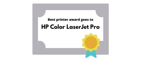 best all in one printer is HP Color LaserJet Pro 