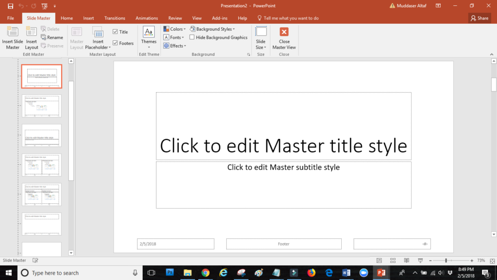 SLIDE MASTER: How To Use Slide Master In PowerPoint