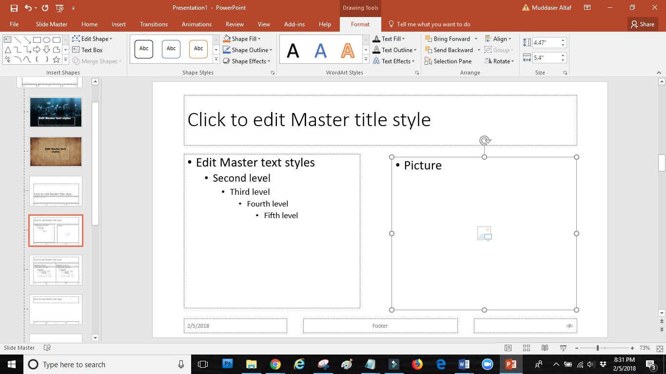 SLIDE MASTER: how to use slide master in PowerPoint