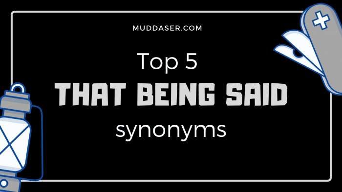 Being synonym