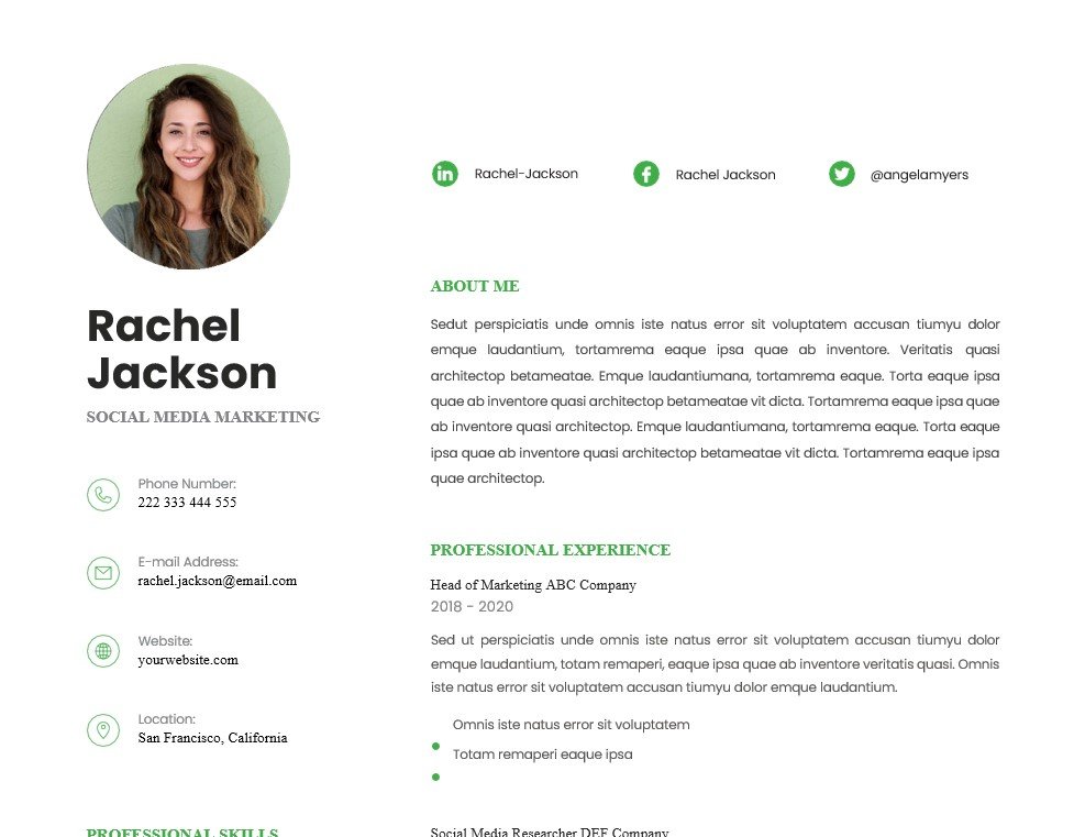 Free ATS-Friendly and beautiful CV Templates for Job Seekers