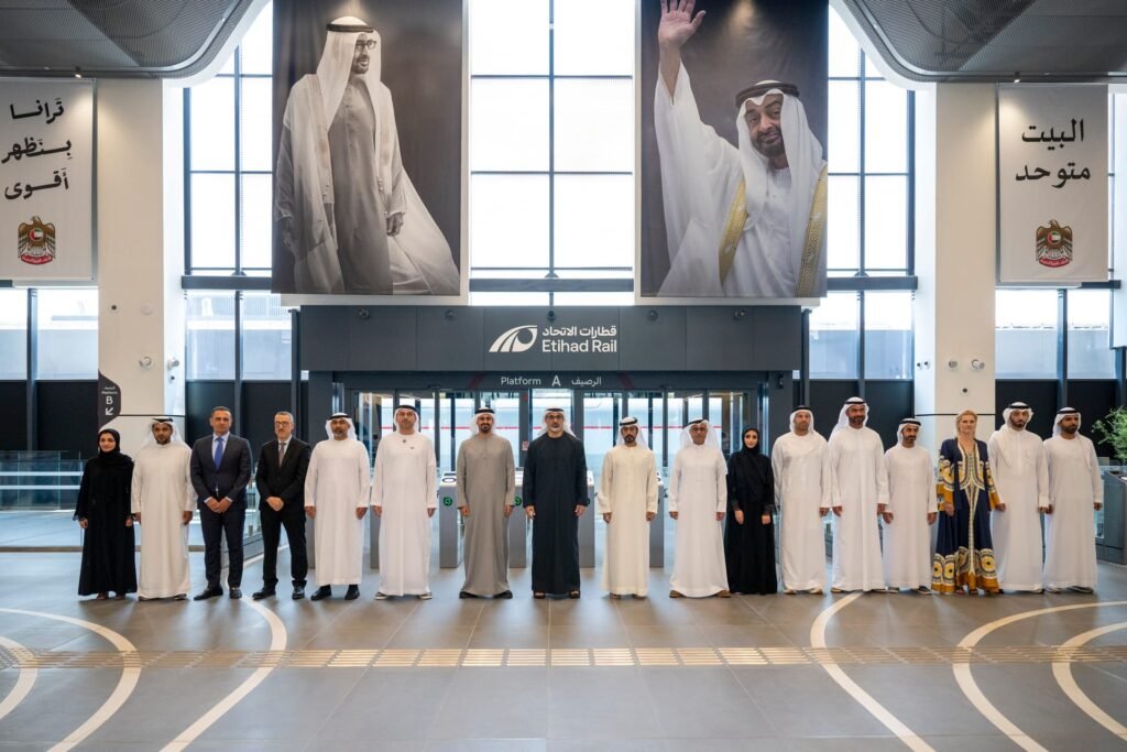 Etihad Rail passenger train network in the UAE