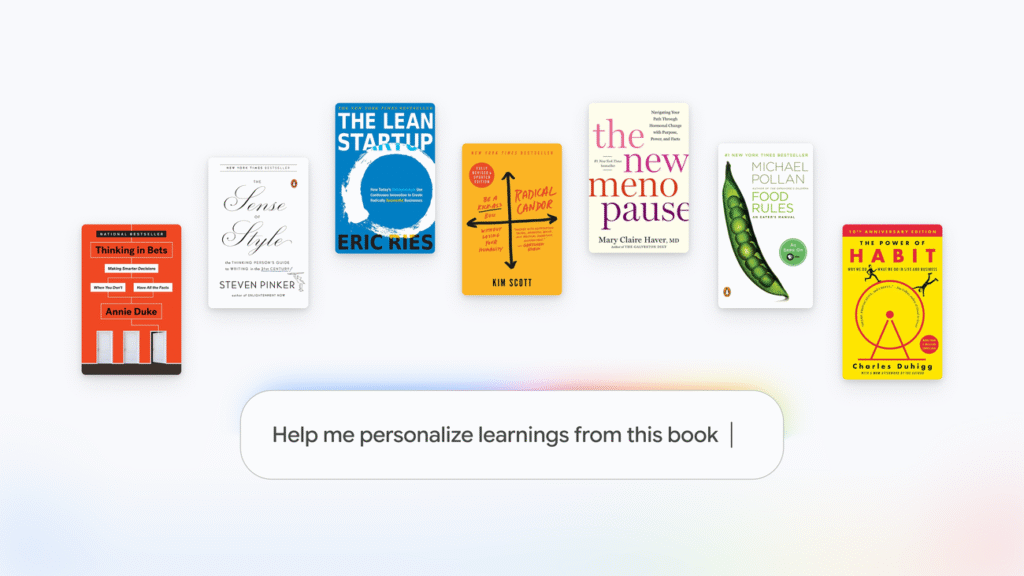 Gemini Notebook Expert Intelligence with Google Play Books